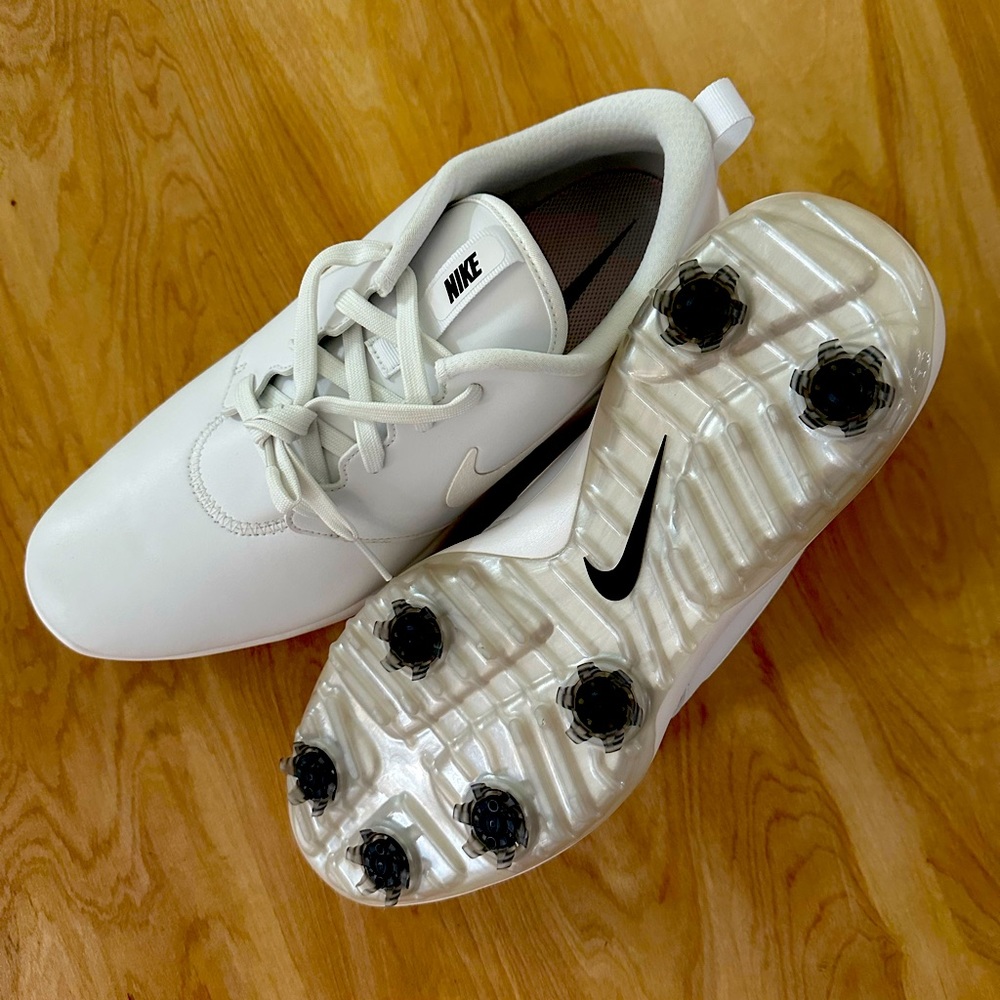 Nike Golf Roshe Tour Golf Shoes Men’s 11.5 Wide Summit White. NWOT - Picture 5 of 6